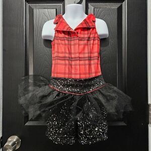 Revolution medium child pre owned EUC dance costume jazz tap solo